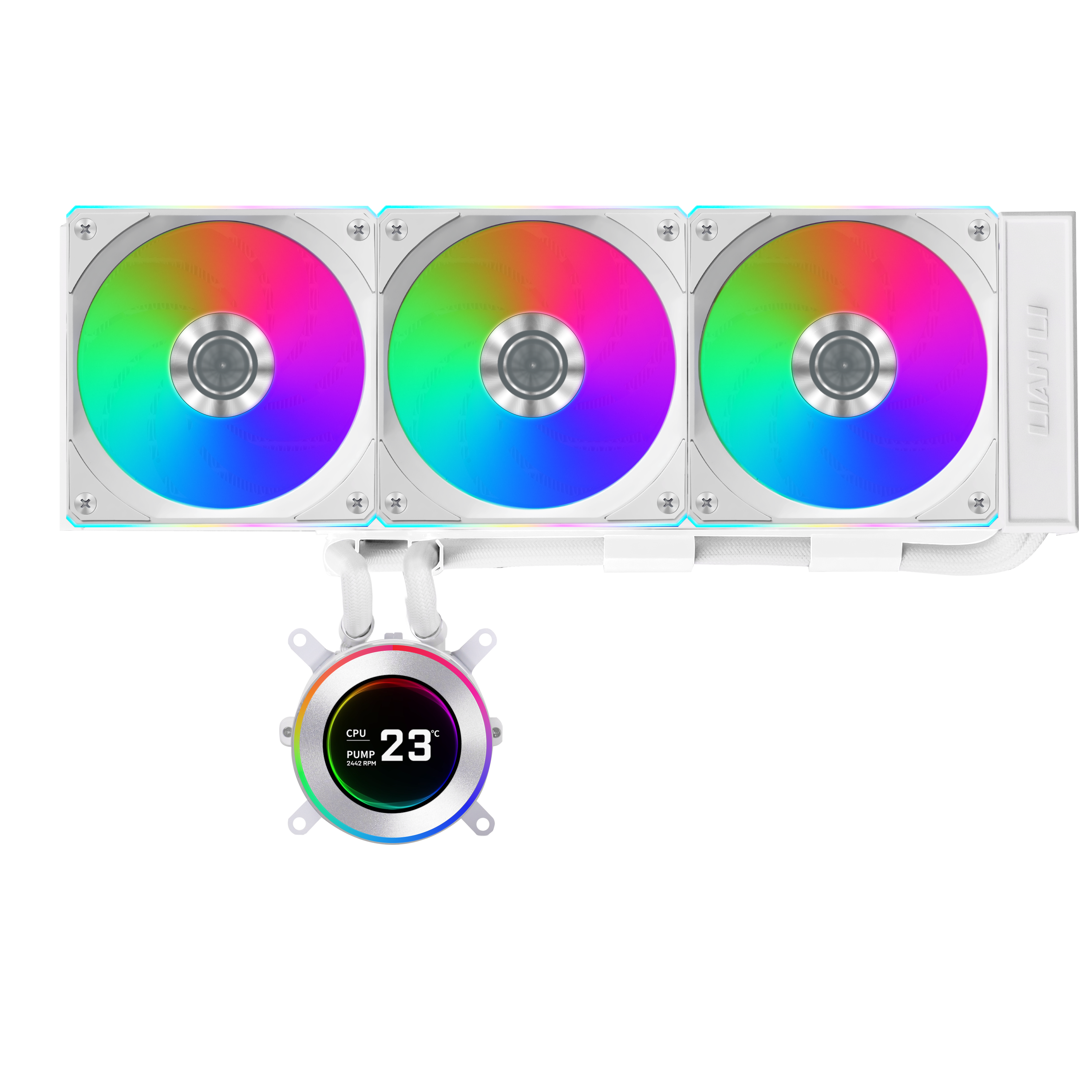 Lian Li Hydroshift II Lcd-c 360cl White - Cpu-wasserkühlung - Max 28 Dba - Cpu Kuehler