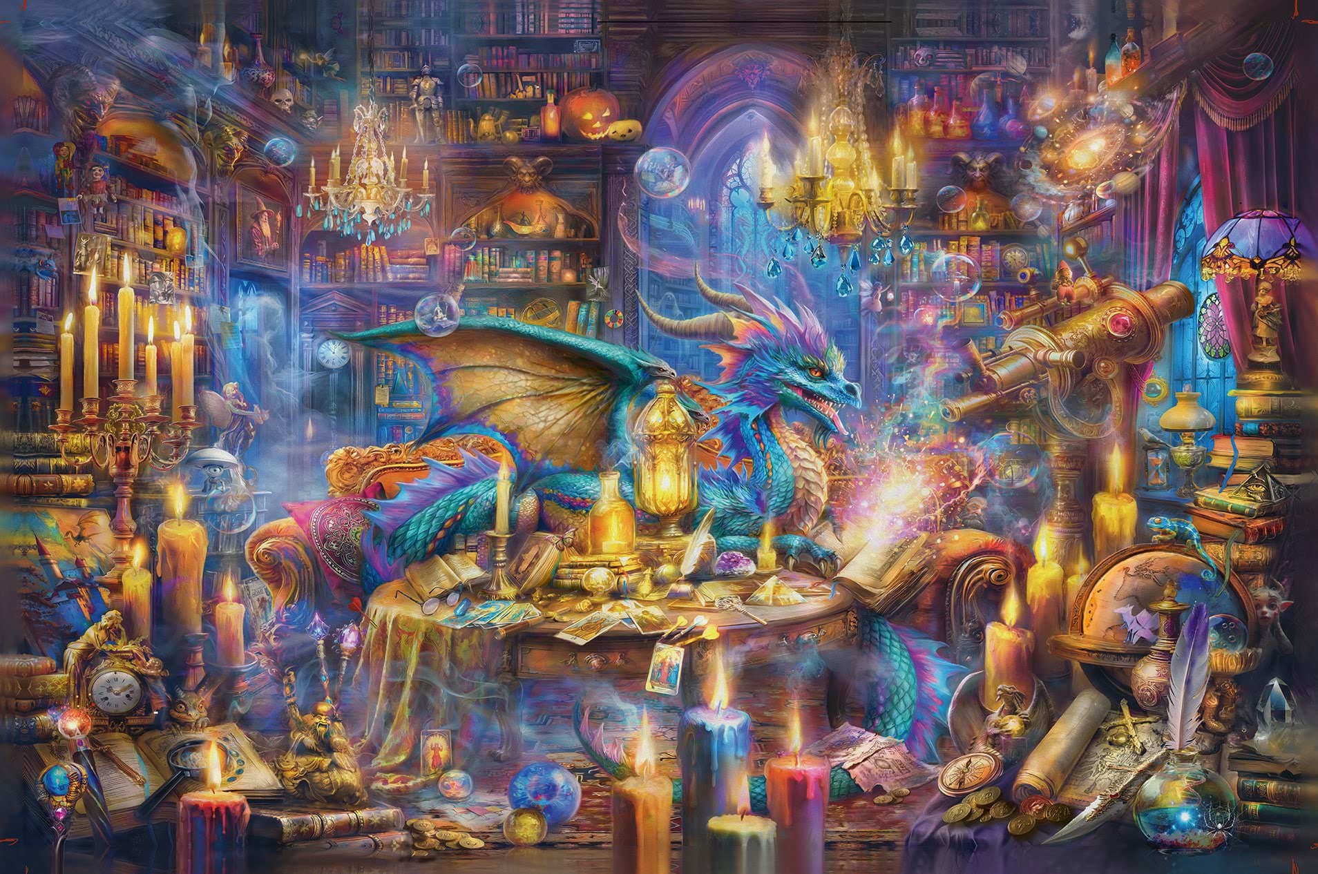 Ravensburger Drachenbibliothek - Puzzle 12001418