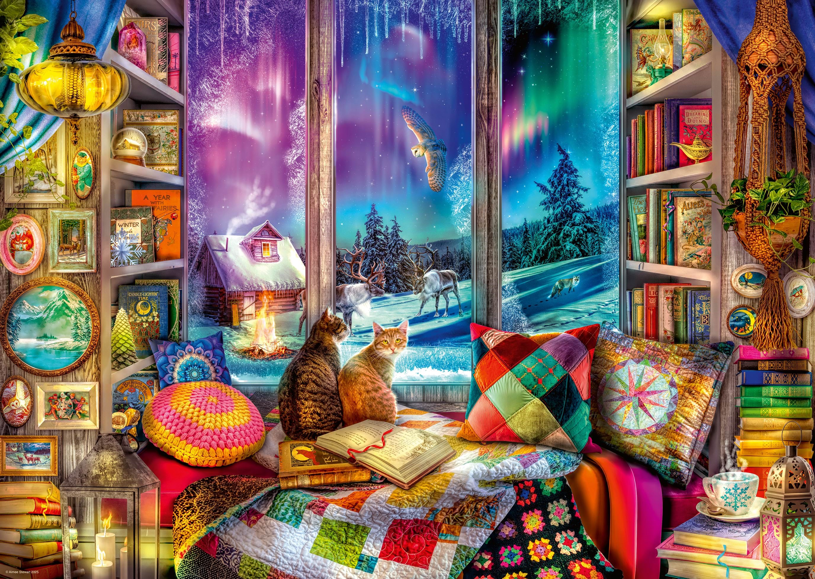 Ravensburger The Winter Reading Nook 1000p - Puzzle