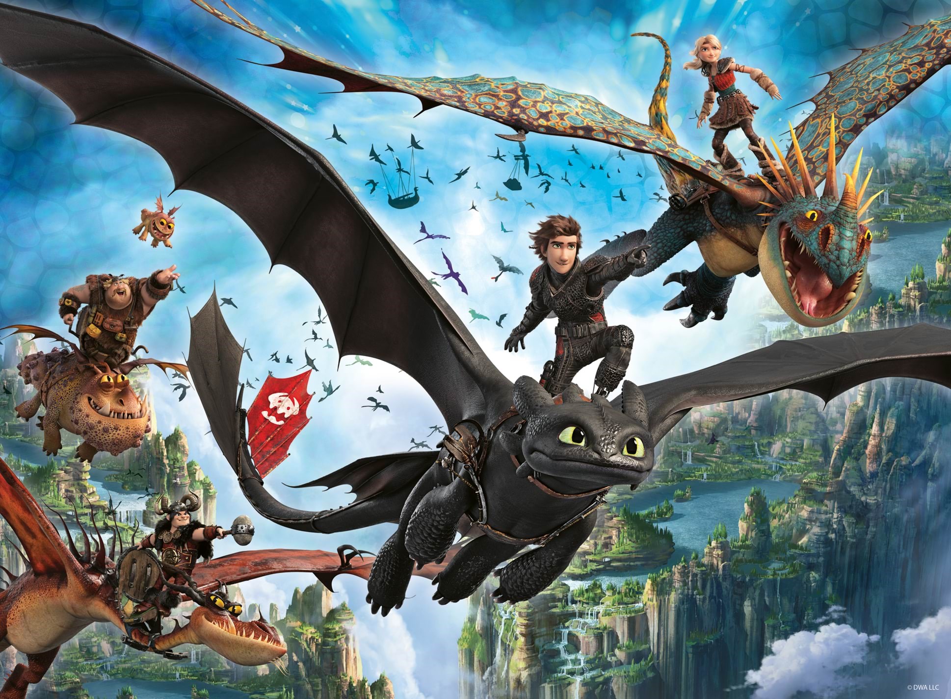 Ravensburger Drachen Und Helden - Puzzle 12004141
