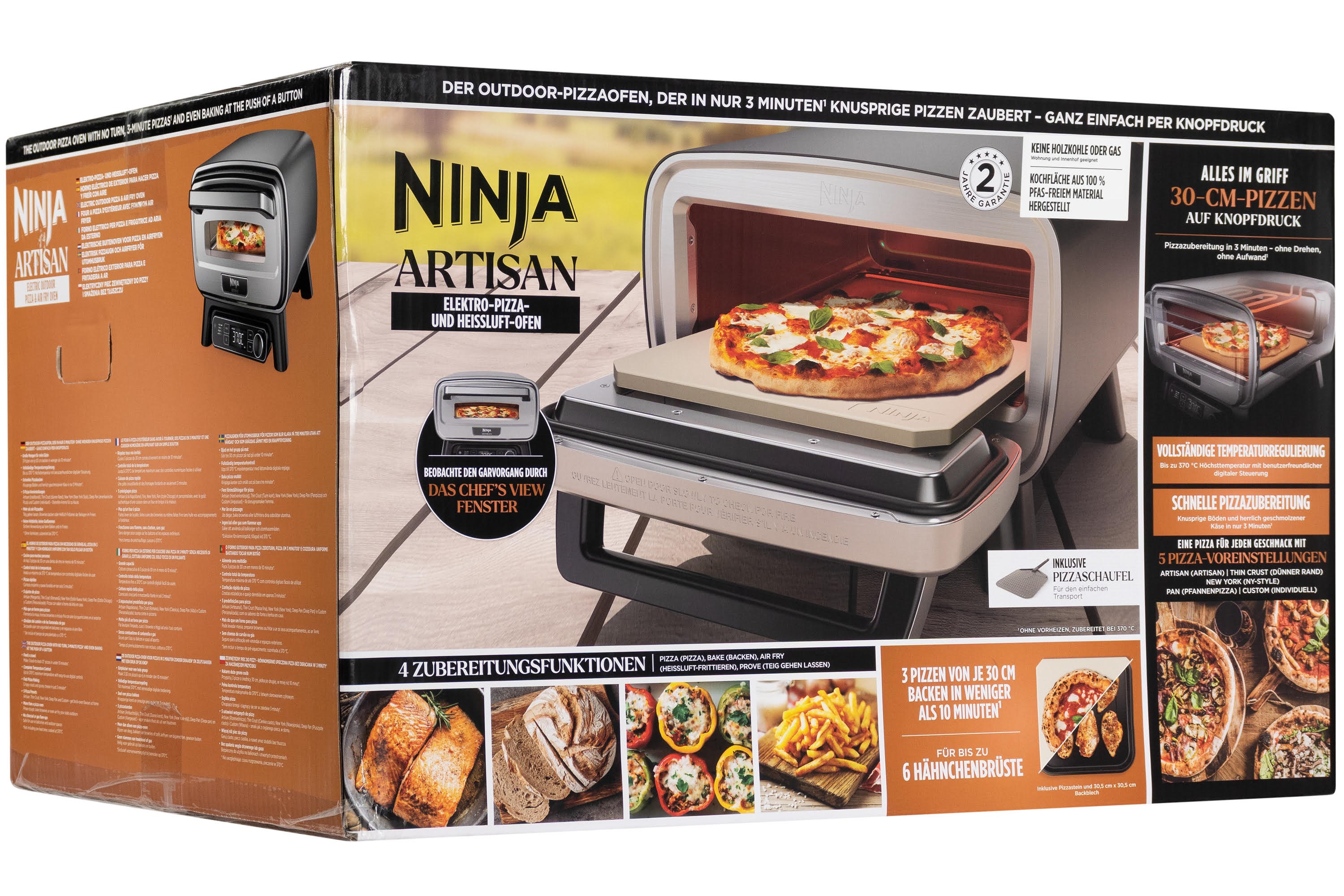 Ninja Mo201eu Pizza Maker/oven - Grill Und Zubehoer