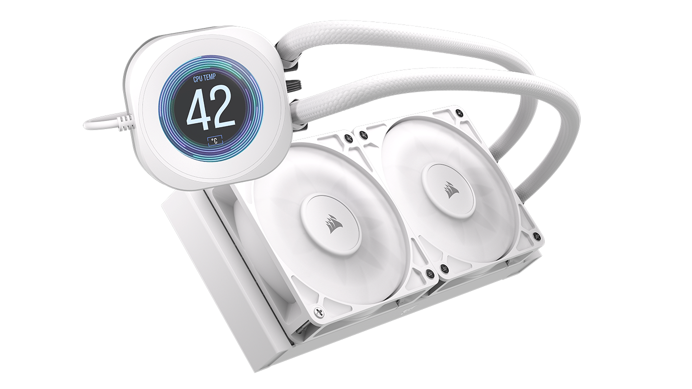 Corsair Nautilus 240 Lcd White - Cpu-wasserkühlung - Max 36 Dba - Cpu Kuehler Weiß Cw-9061032-ww