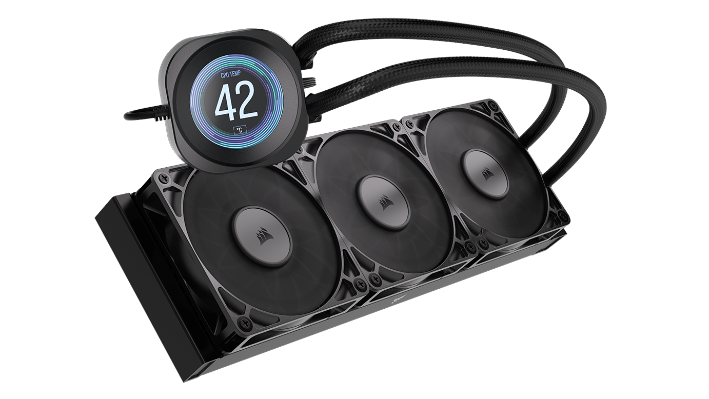 Corsair Nautilus 360 Lcd Black - Cpu-wasserkühlung - Max 36 Dba - Cpu Kuehler