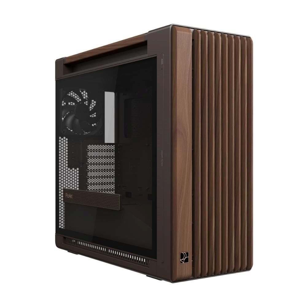 Asus Proart Pa602 Walnut Wood TG - Retro Brown - Gehäuse - Miditower - Braun - Gehaeuse
