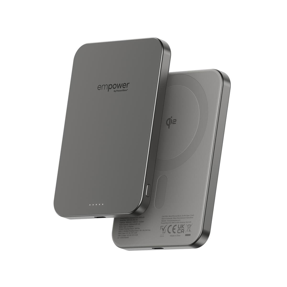 Empower by Panzerglass Empower Bank | 5000mah | Titanium - 5000 Mah - Powerbank Akku