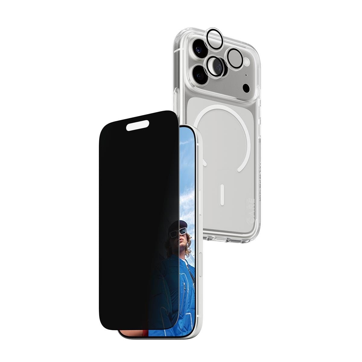 Panzerglass 3-in-1 Flagship Privacy Bundle Iphone 17 Pro - Handys Cover Cases