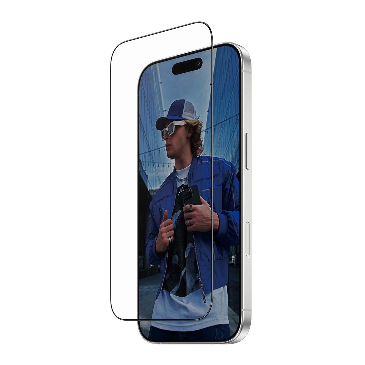 Panzerglass Screen Protector w. Black Frame Iphone 17 | Iphone 16 Pro | Ultra-wide Fit w. Fastfit In-a-box - Handys Schutzfolie