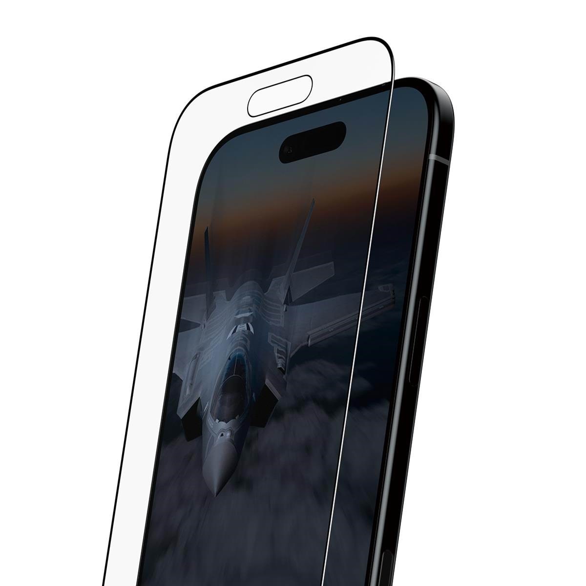 Panzerglass Stealth Screen Protector w. Black Frame Iphone Air | Ultra-wide Fit w. Fastfit In-a-box - Handys Schutzfolie Pg58930
