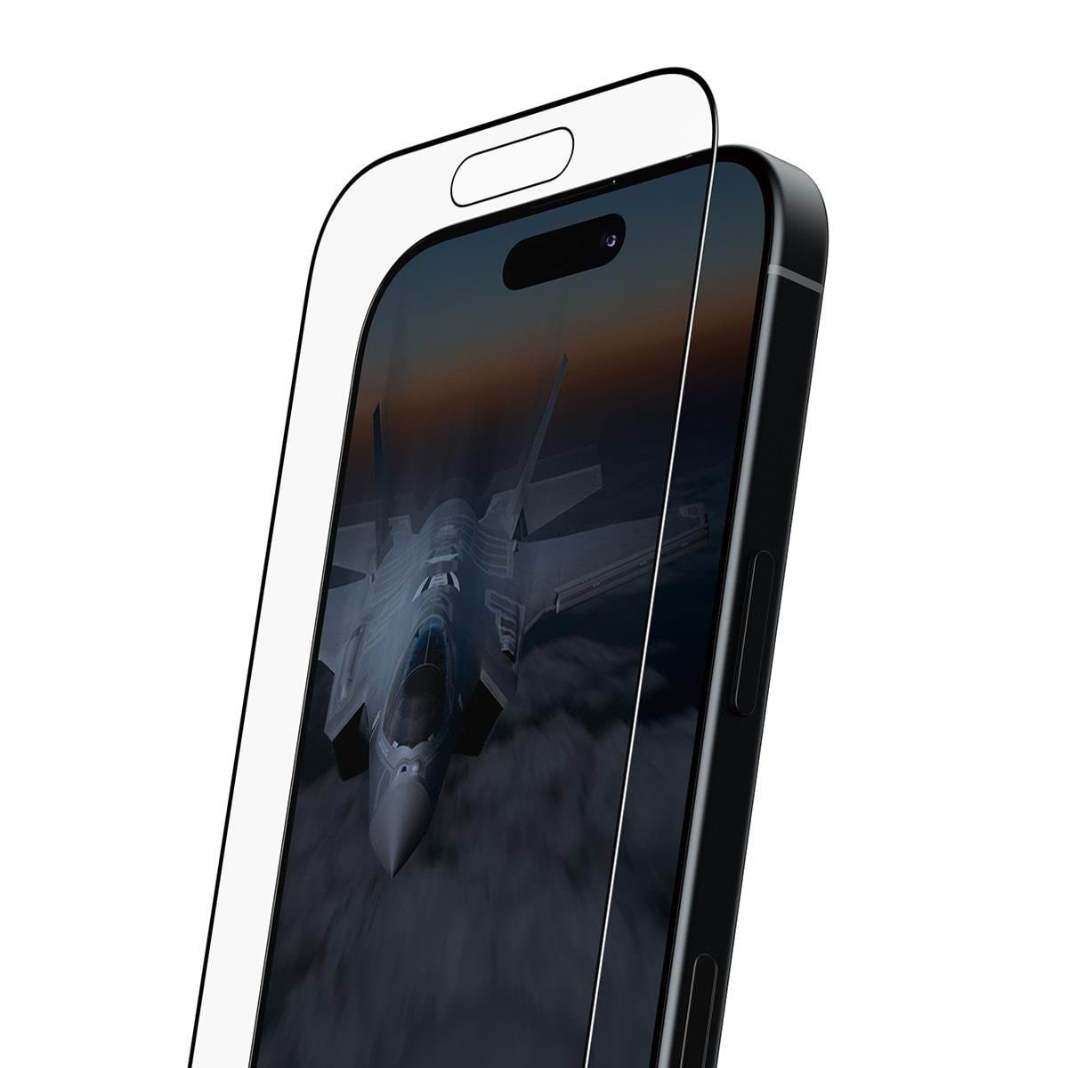 Panzerglass Stealth Screen Protector w. Black Frame Iphone 17 | Iphone 16 Pro | Ultra-wide Fit w. Fastfit In-a-box - Handys Schutzfolie