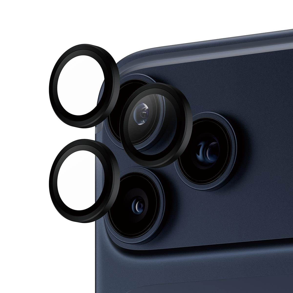 Panzerglass Hoops Black Camera Lens Protector Iphone 17 Pro | Iphone 17 Pro Max | Iphone 16 Pro | 16 Pro Max - Handys Schutzfolie