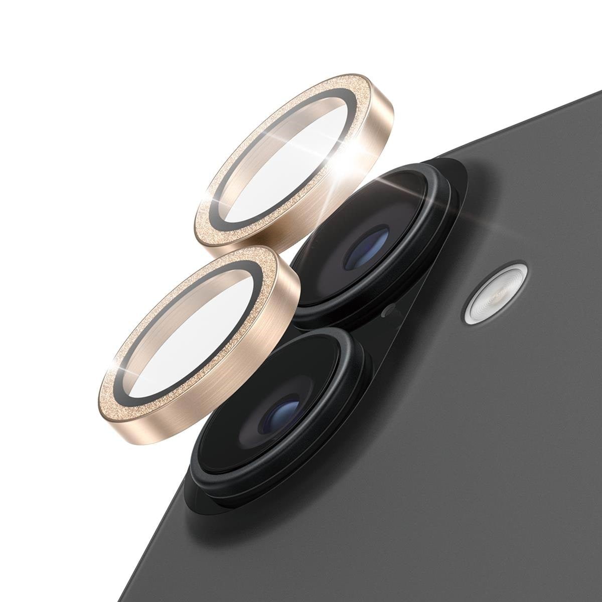 Panzerglass Hoops Glitter Gold Camera Lens Protector Iphone 17 | Iphone 16 | 16 Plus - Handys Schutzfolie Pg46936