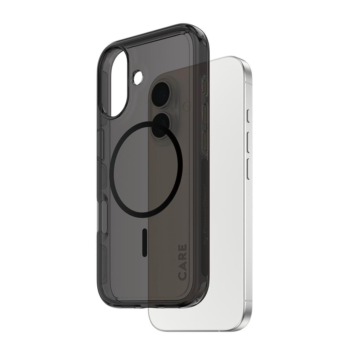 Care by Panzerglass Flagship Case Urban Explorer Smokey w. Black Magsafe Iphone 17 - Handys Cover Cases