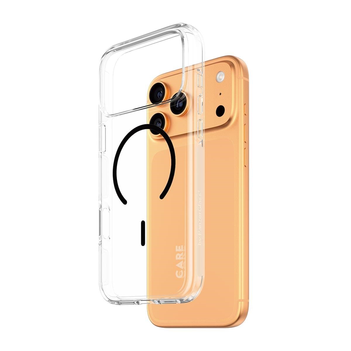 Care by Panzerglass Urban Explorer Case Transparent w. Black Magsafe Iphone 18 Pro Max | 17 Pro Max - Handys Cover Cases Cr99532