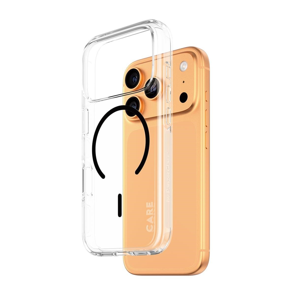 Care by Panzerglass Flagship Case Transparent Urban Explorer w. Black Magsafe Iphone 17 Pro - Handys Cover Cases