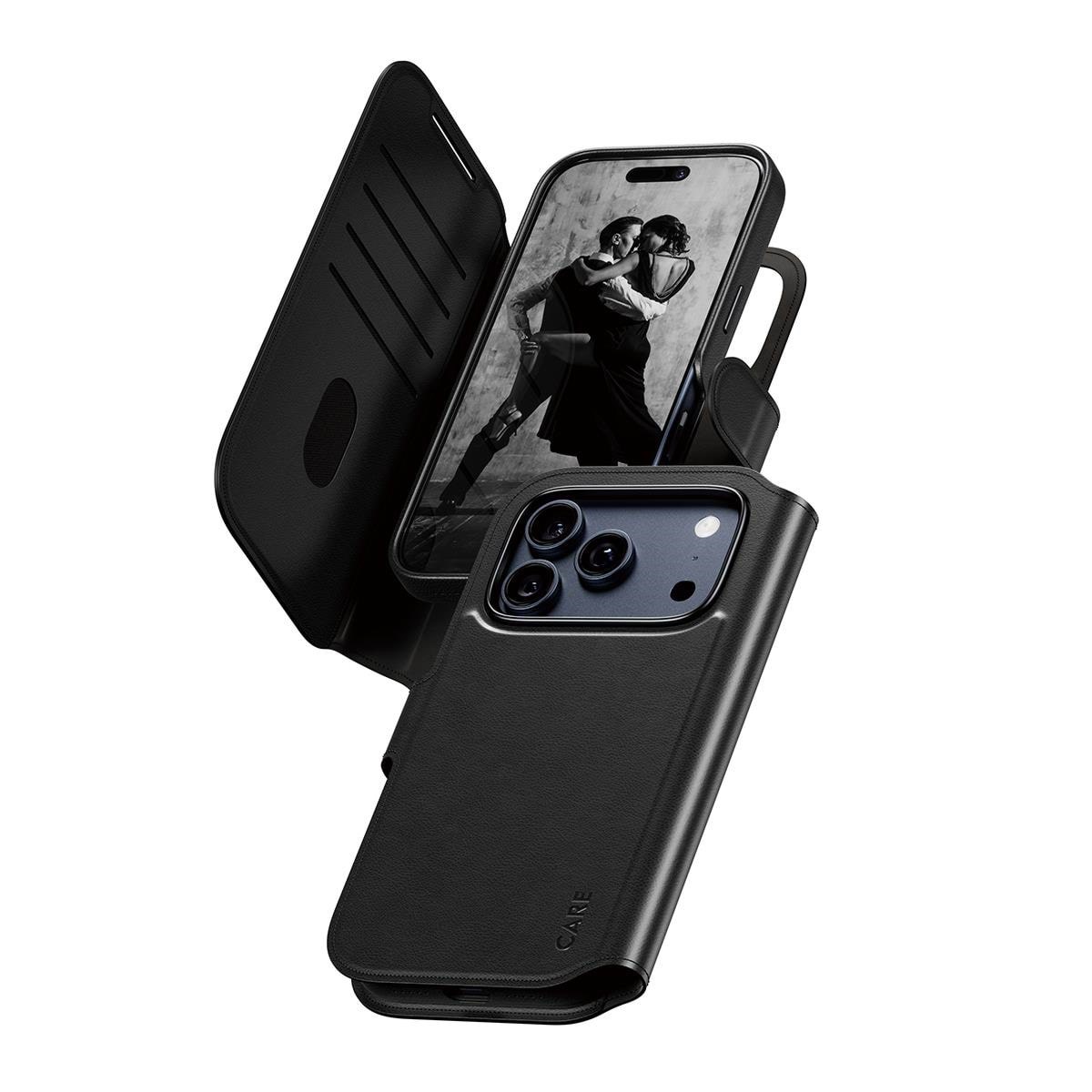 Care by Panzerglass Feature Case Tango Two-in-one Wallet w. Magsafe Iphone 17 Pro - Handys Cover Cases