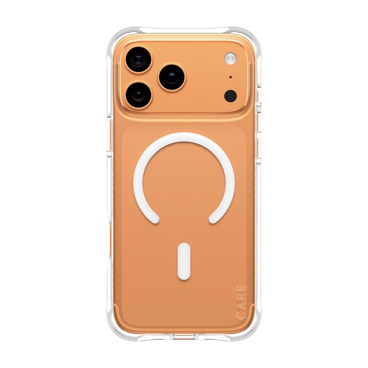 Care by Panzerglass Fashionable Case Samba Transparent w. White Magsafe Iphone 17 Pro Max - Handys Cover Cases Cr84109
