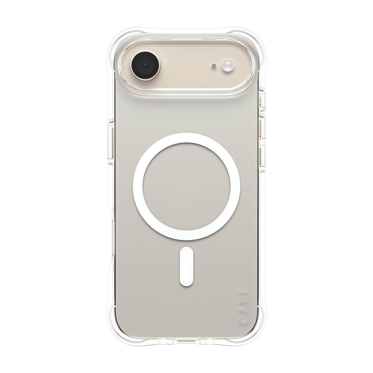 Care by Panzerglass Fashionable Case Samba Transparent w. White Magsafe Iphone Air - Handys Cover Cases Cr69281