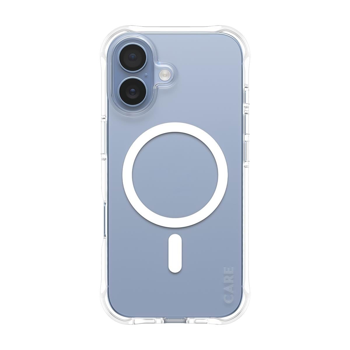 Care by Panzerglass Fashionable Case Samba Transparent w. White Magsafe Iphone 17 - Handys Cover Cases