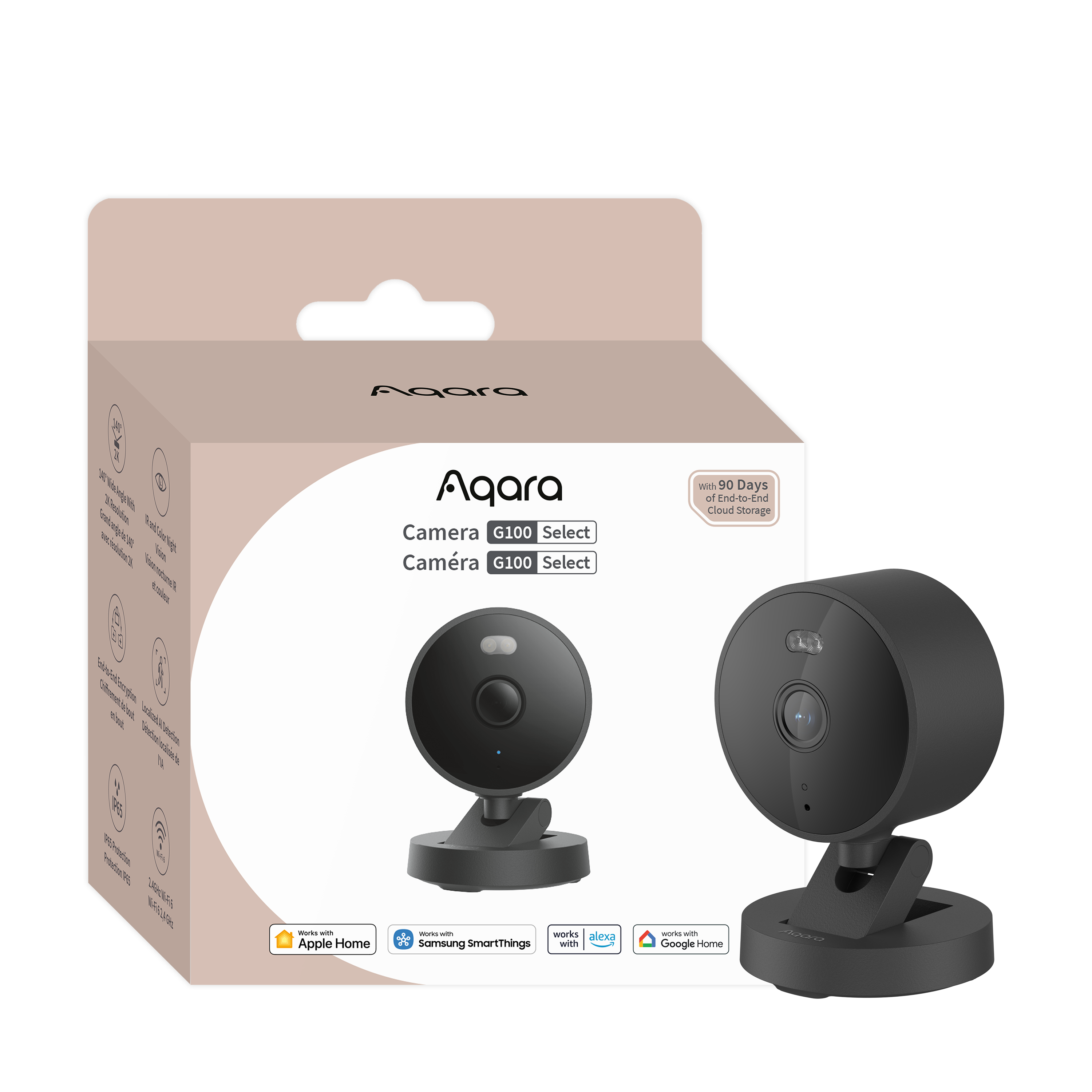 Aqara Camera G100 Select Black - Smart Home Ch-c08d-b
