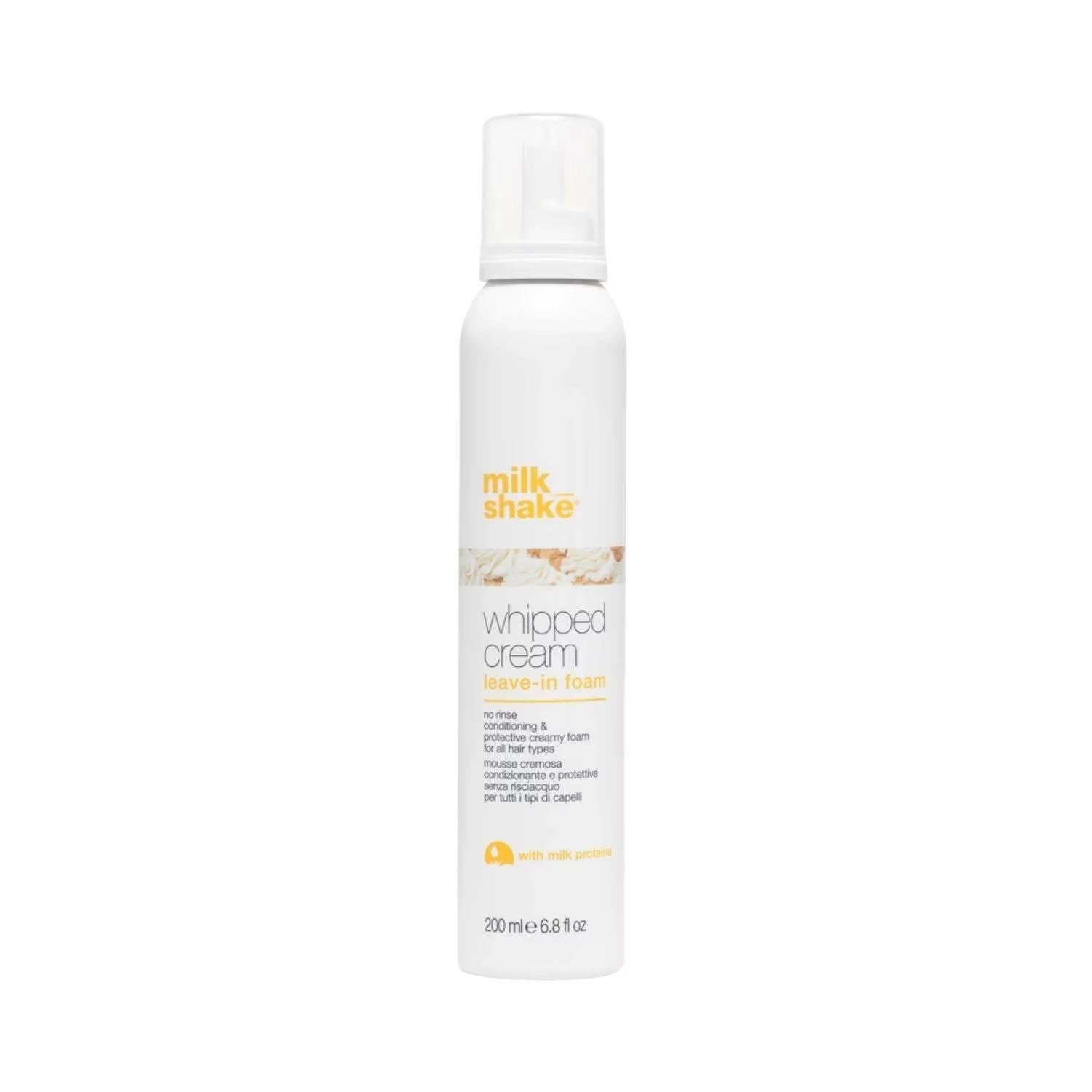 Whipped Cream Milk Proteins Hair Leave-in Foam Conditioner For Hydration 200 ml - Haircare 8032274167136