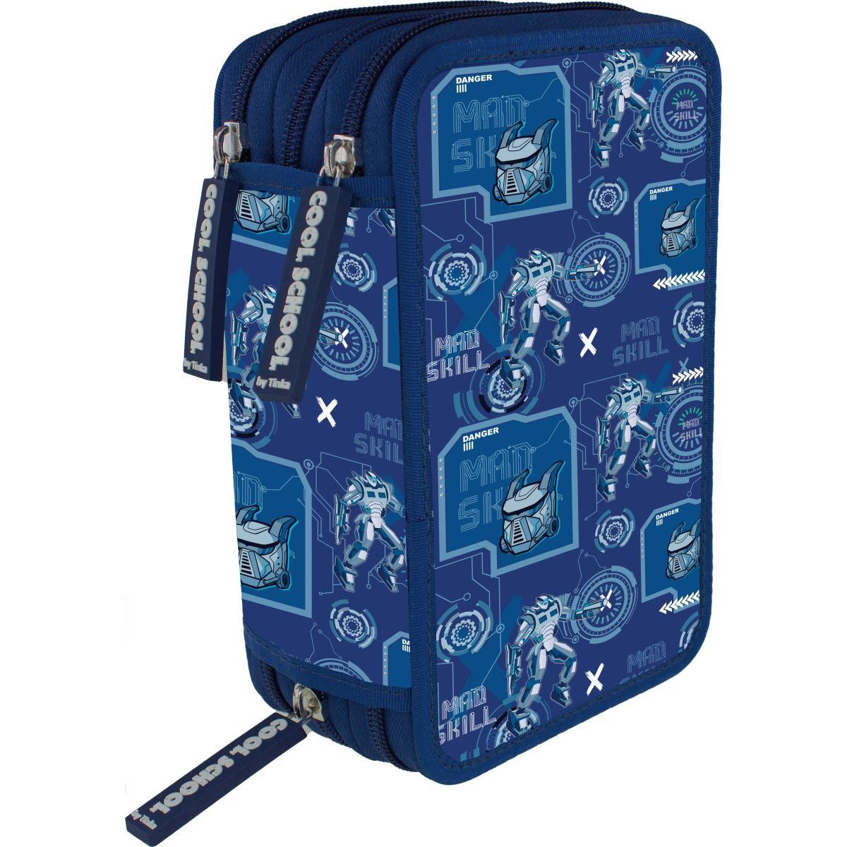 Tinka Pencilcase Trippel Cyber Robot Cool School - Schul Zubehoer