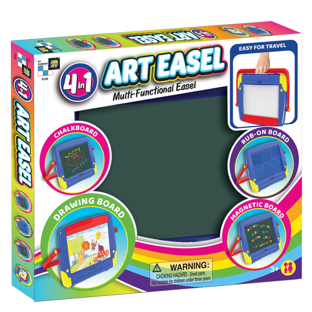 Diamant 4-i-1 Art Easel - Kreativ Spiele 107010