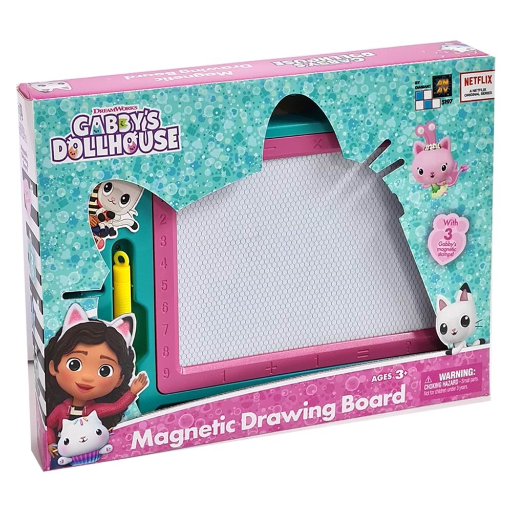 Diamant Gabby's Dollhouse Magnetic Drawing Board - Kreativ Spiele 107111