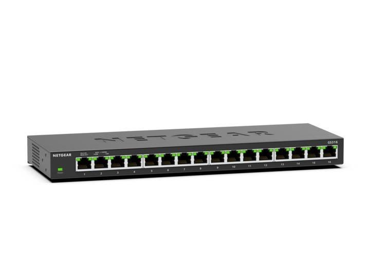 Netgear Gs316v3 16-port Gigabit Ethernet Unmanaged Essentials Switch - Switches