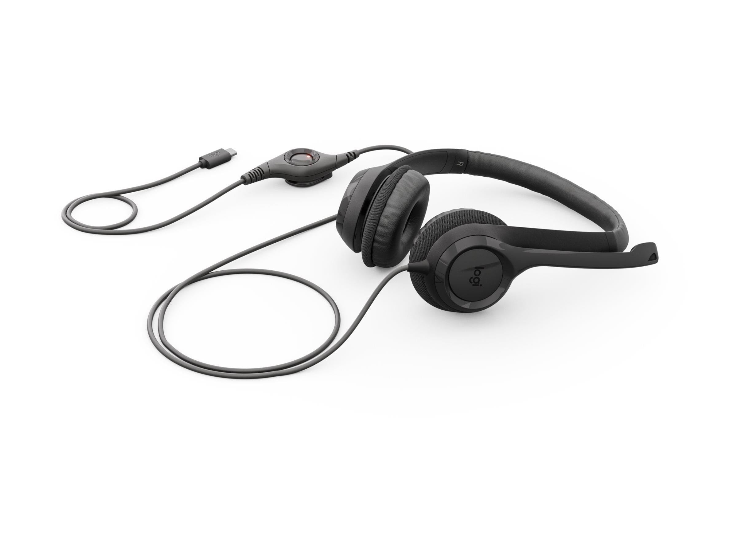 Kopfhörer - Logitech H390 - Headset - Kopfhoerer/headsets 981-001576