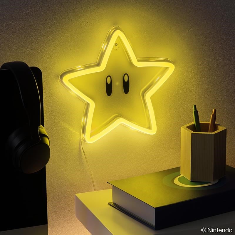 Paladone - Super Star Wall Mountable Led Neon Light - Lampe - Merchandise Pp14711nnvn