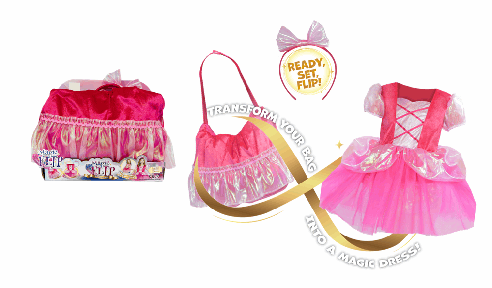 Magic Flip Pink Princess 110 - 116 cm - Rollenspiele 604500