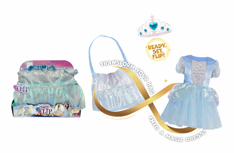 Magic Flip Blue Princess 110 - 116 cm - Rollenspiele