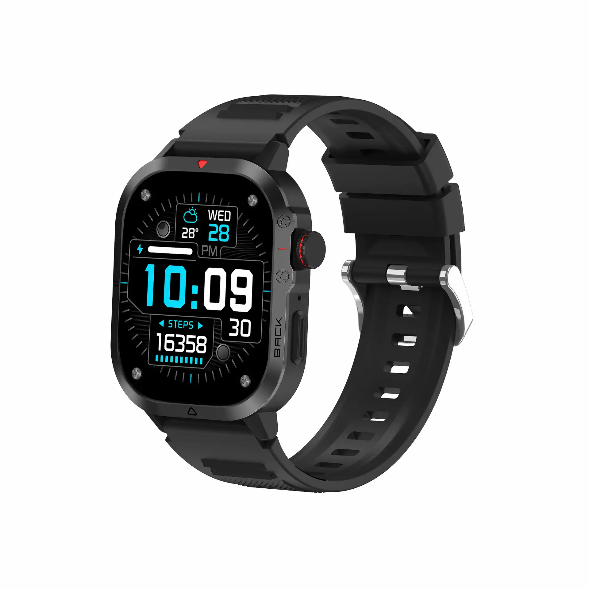 Denver Swc-195b Black - Smartwatches Pulsuhren Sportuhren Schrittzaehler