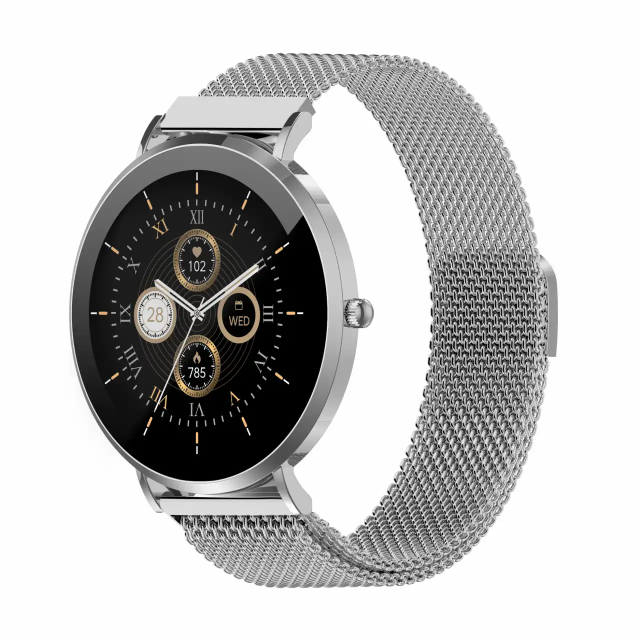 Denver Swc-394s Silver - Smartwatches Pulsuhren Sportuhren Schrittzaehler