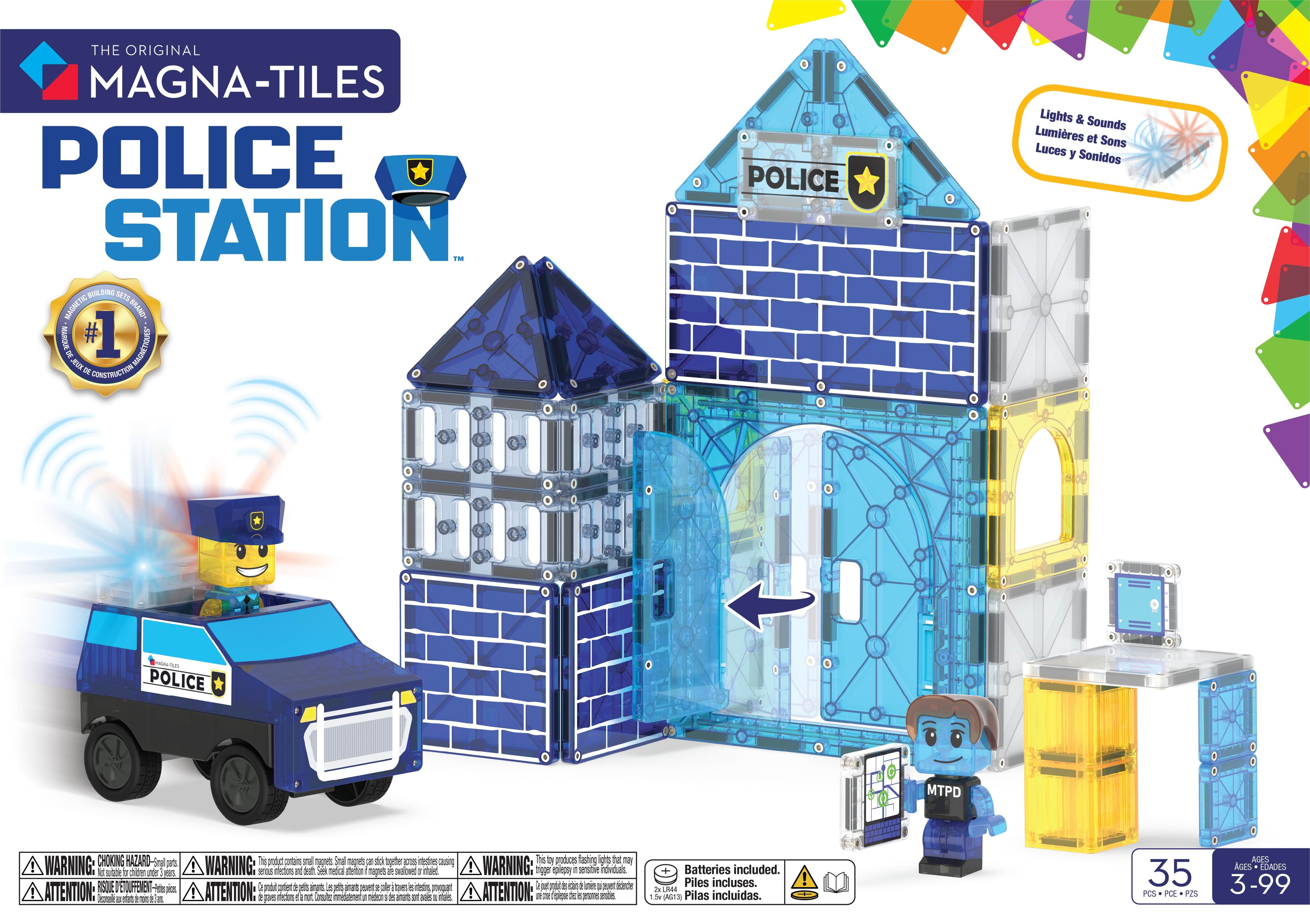 Magna-tiles Police Station 35 Pcs - Bausets