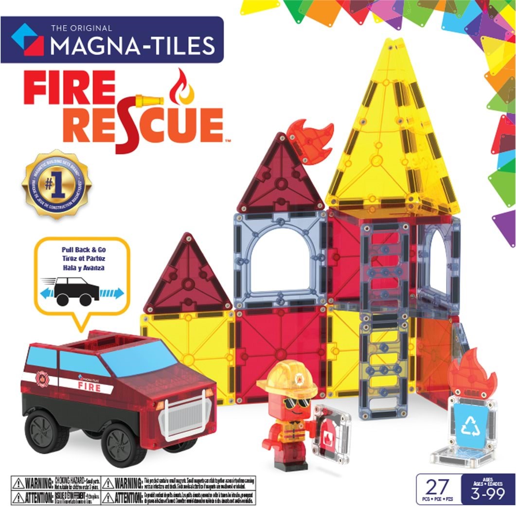 Magna-tiles Fire Rescue 27 Pcs - Bausets 90360