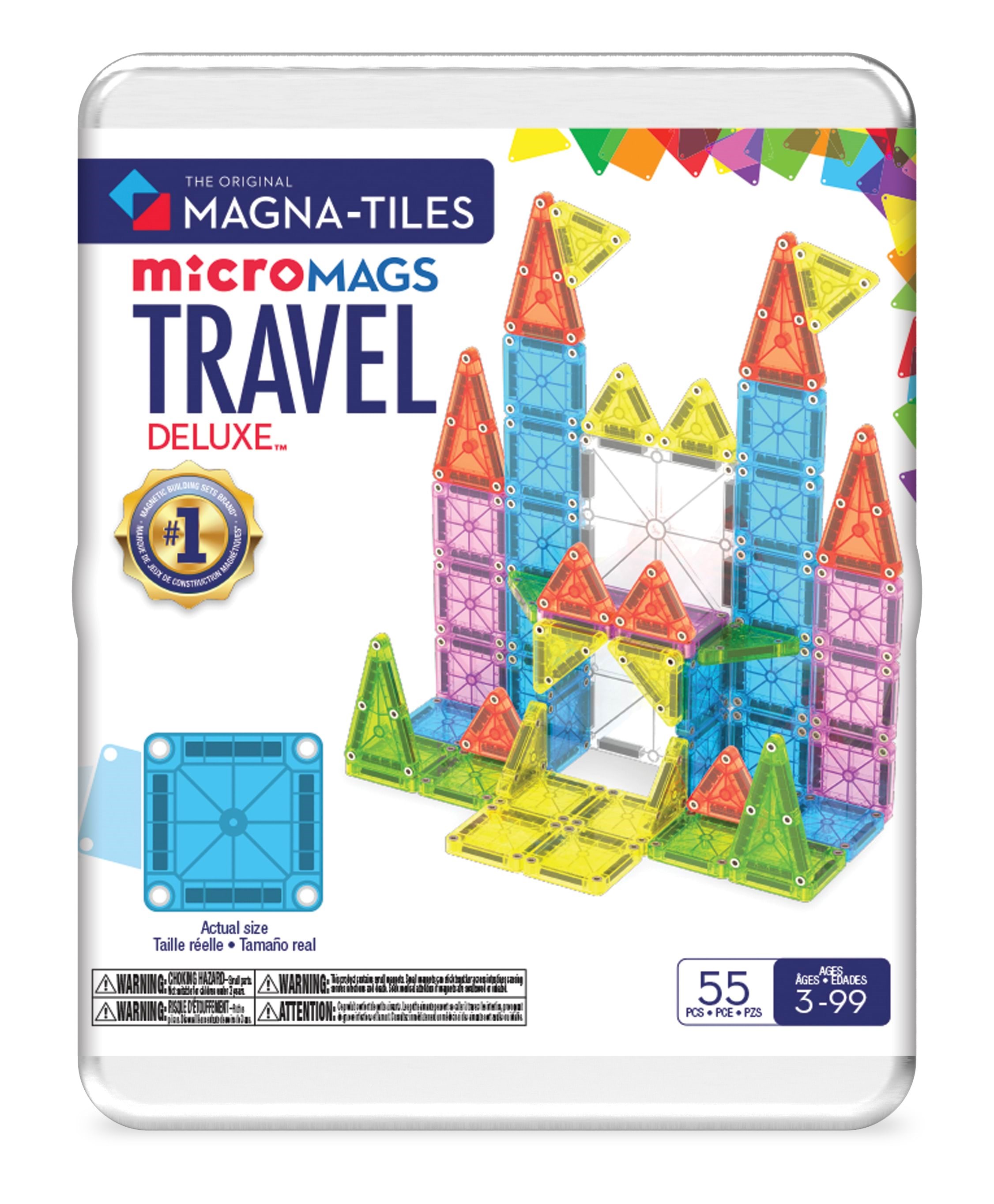 Magna-tiles Deluxe Travel Set 55 Pcs - Bausets 90365