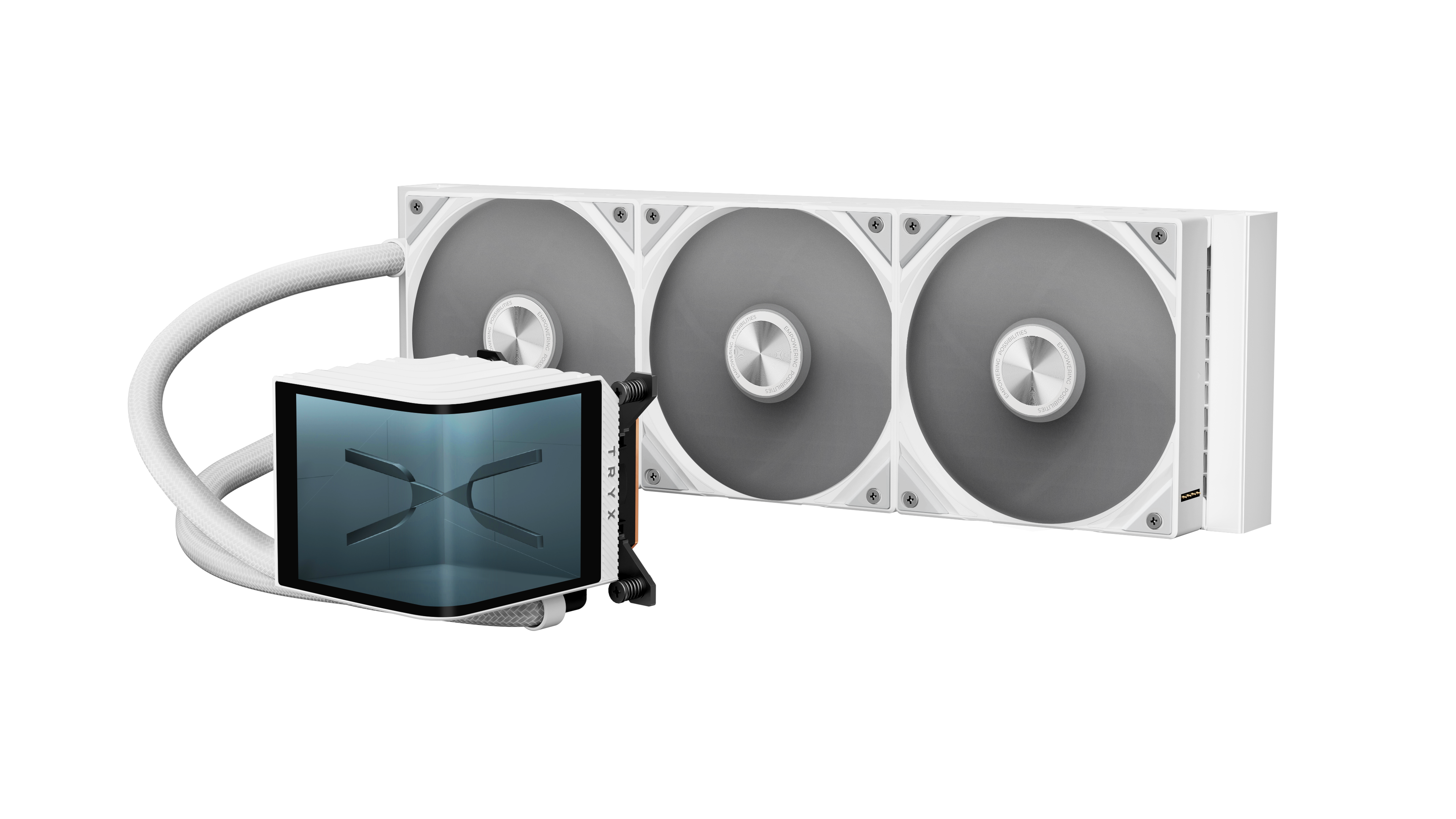 Tryx Panorama Upgraded 360mm Aio White - Cpu-wasserkühlung - Max 28 Dba - Cpu Kuehler Weiß L-p360n-ds3m-g1w