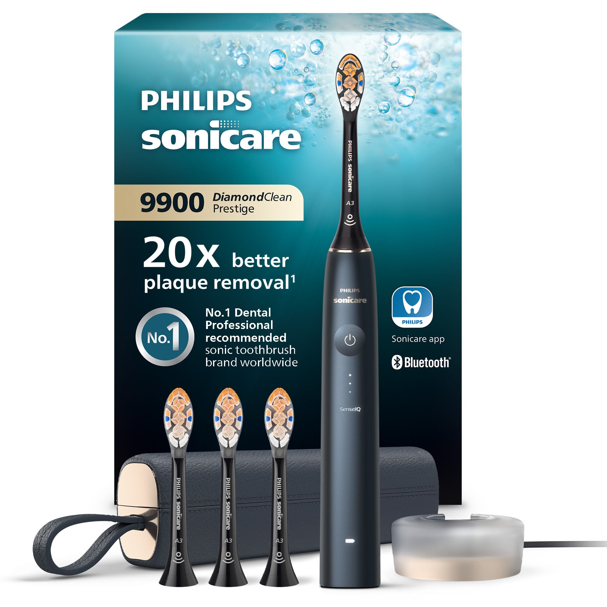 Philips Elektrische Zahnbürste Sonicare Diamondclean Prestige 9900 Hx9992/45 - Elektrische Zahnbuersten