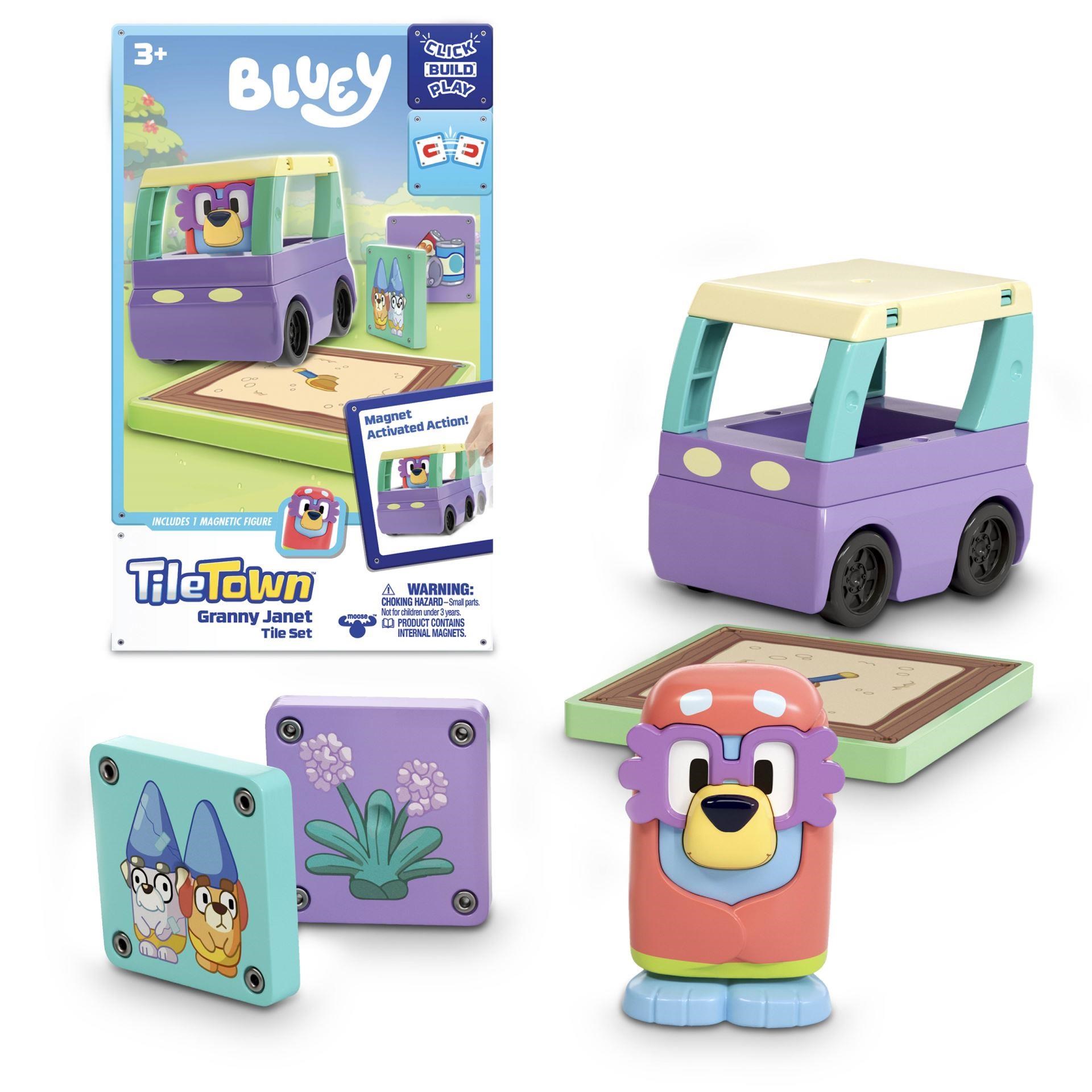 Tile Town Bluey Booster Pack - Assorted - Bausets