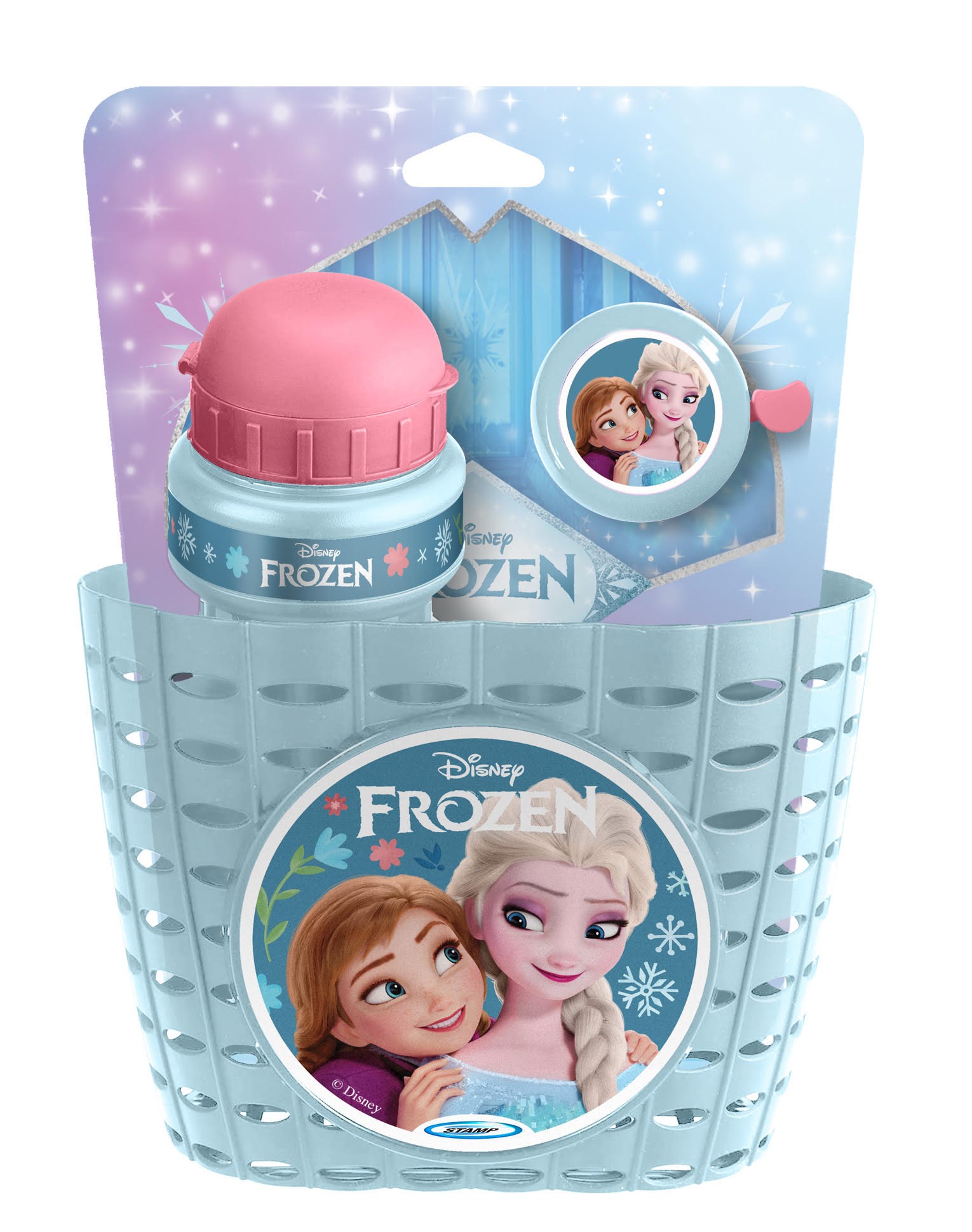 Frozen Bikeset With Bell Basket And Drinking Bottle - Rutscherautos Und Laufraeder