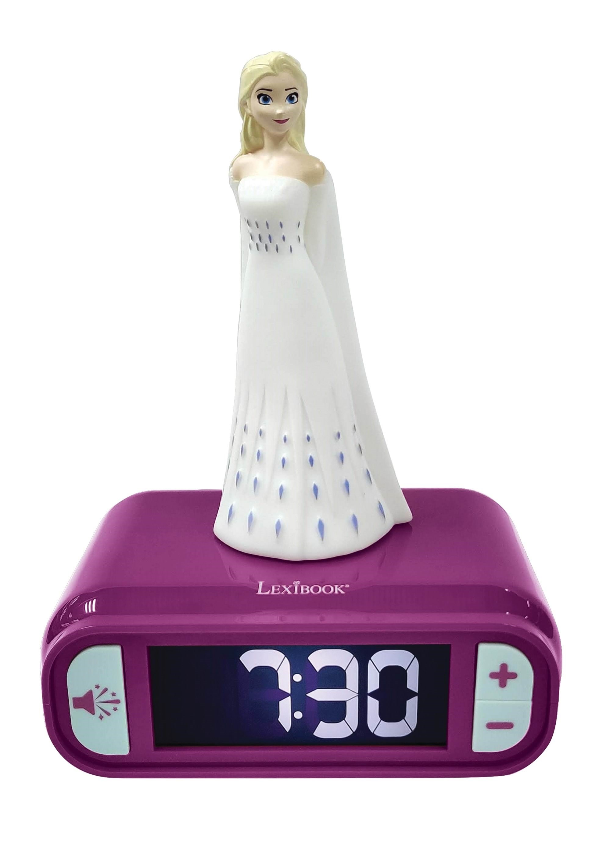 Frozen Alarm Clock With Night Light 3D Design Elsa - Kinderzimmer 80101