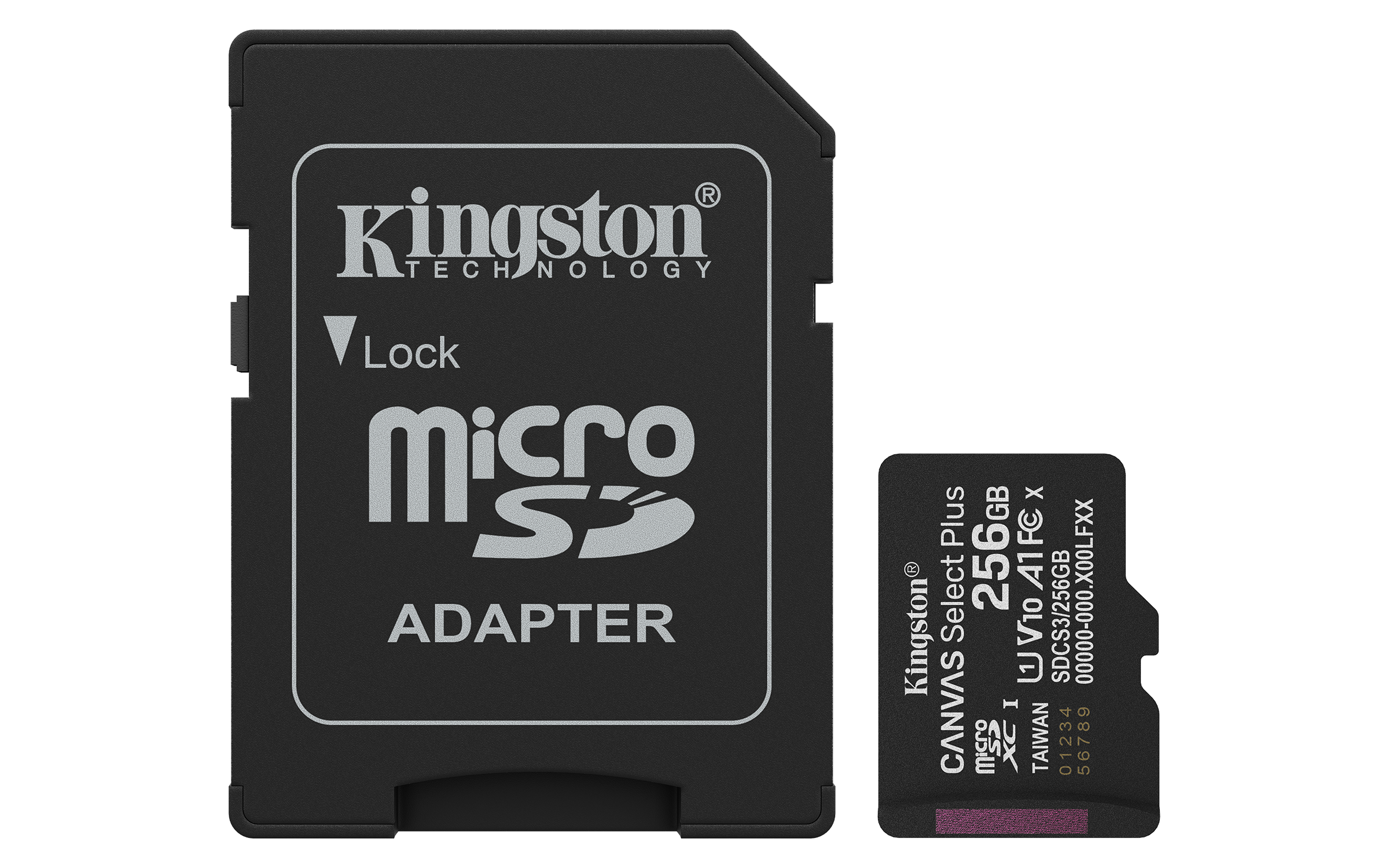 Kingston Canvas Select Plus Gen3 Microsd/sd - 150mb/s - 256gb - Speicherkarten