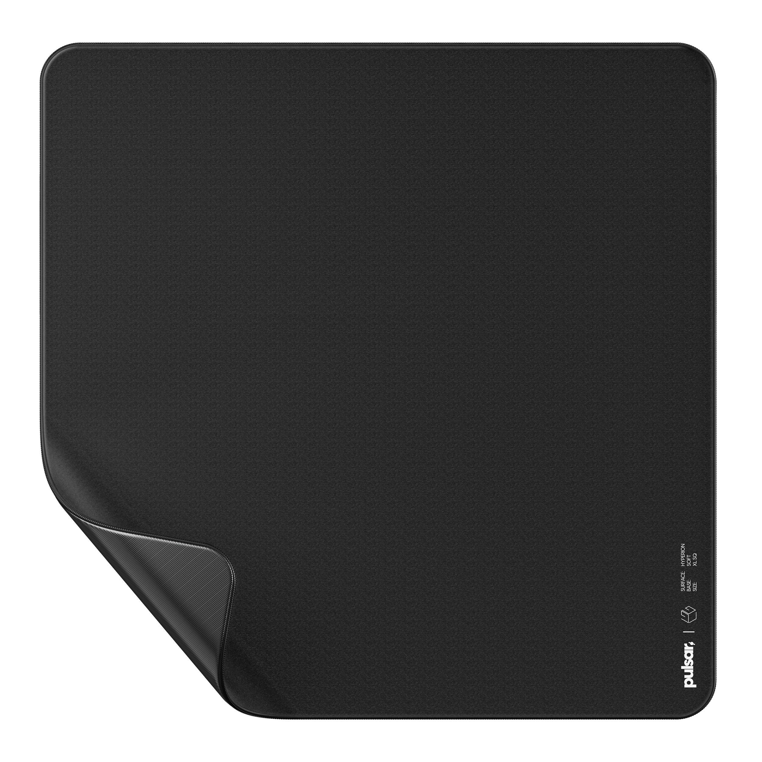 Pulsar x Lgg Hyperion Mauspad - XL Square - Soft - Schwarz - Mauspads Zubehoer