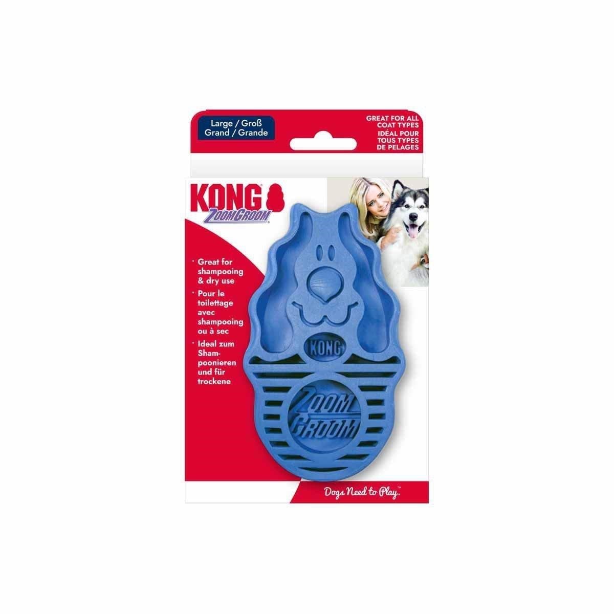 Kong - Zoomgroom - Boysenberry - 12x7.5x4.5cm - Hunde