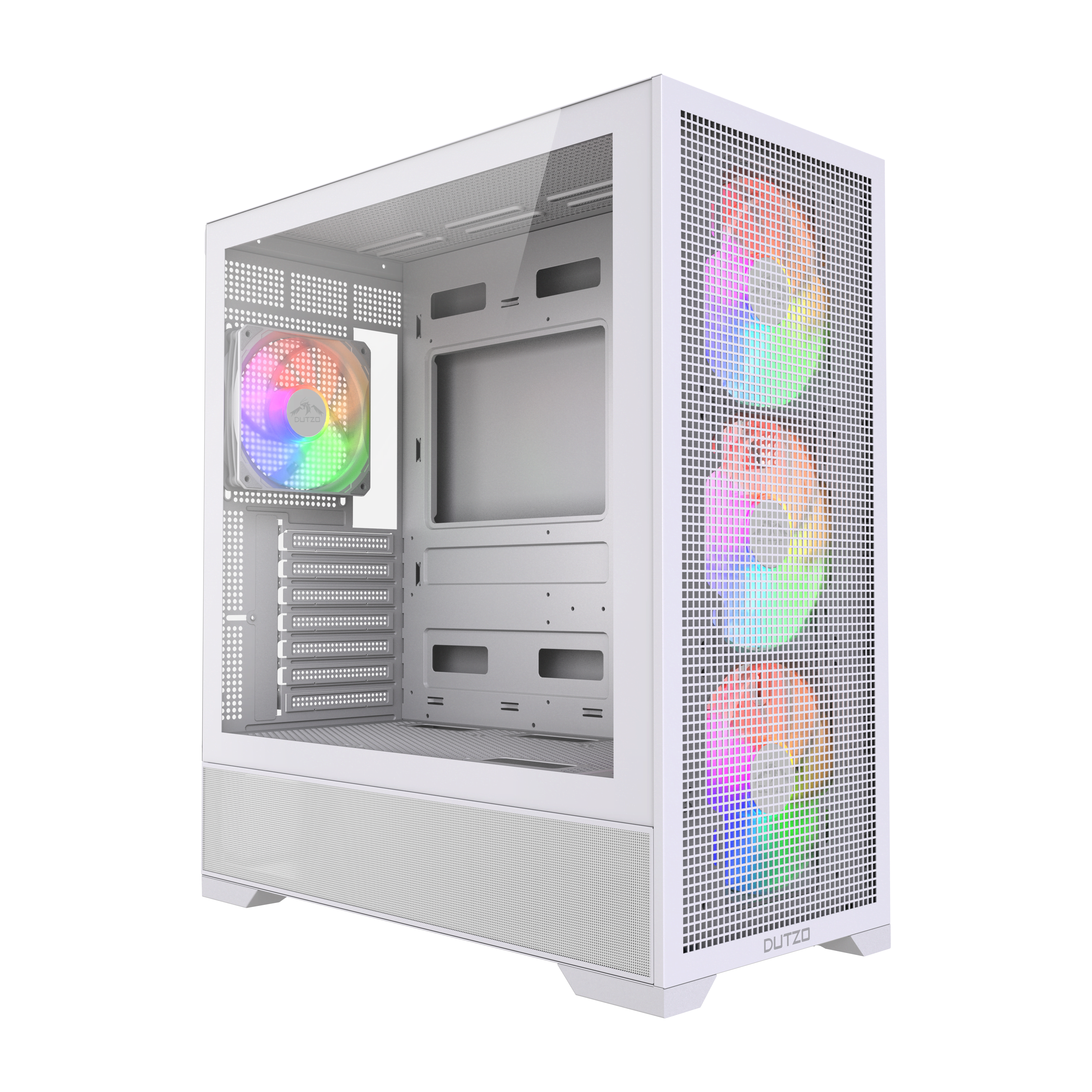 Dutzo C740 Airflow Argb - Gehäuse - Miditower - Weiß - Gehaeuse C740_Air_Argb-w