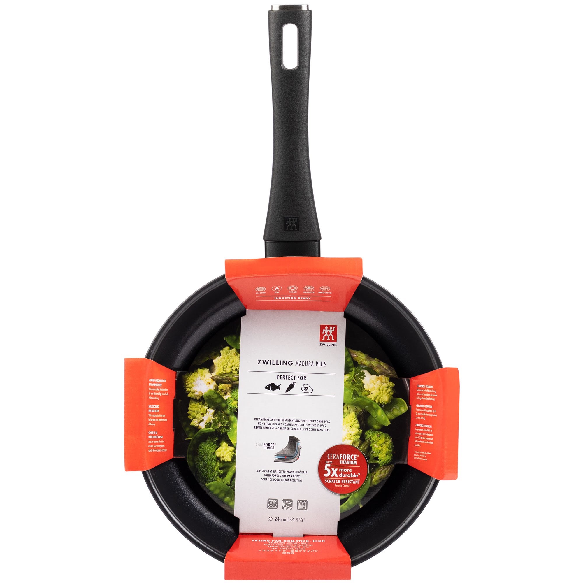 Zwilling - Madura Plus Ceramic Saute Pan - Black - 24 cm - Pfannen