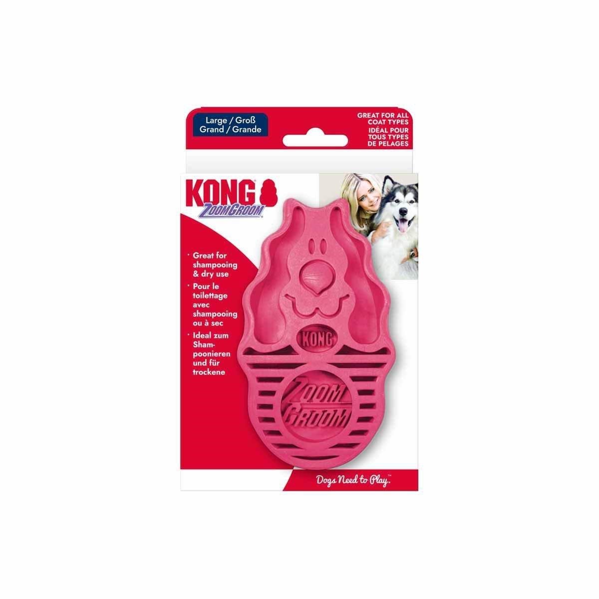 Kong Zoomgroom Raspberry - Hunde