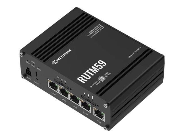 Teltonika Rutm59 Cellular 5G Router US Power Adapter - Wireless Router - Wlan Router
