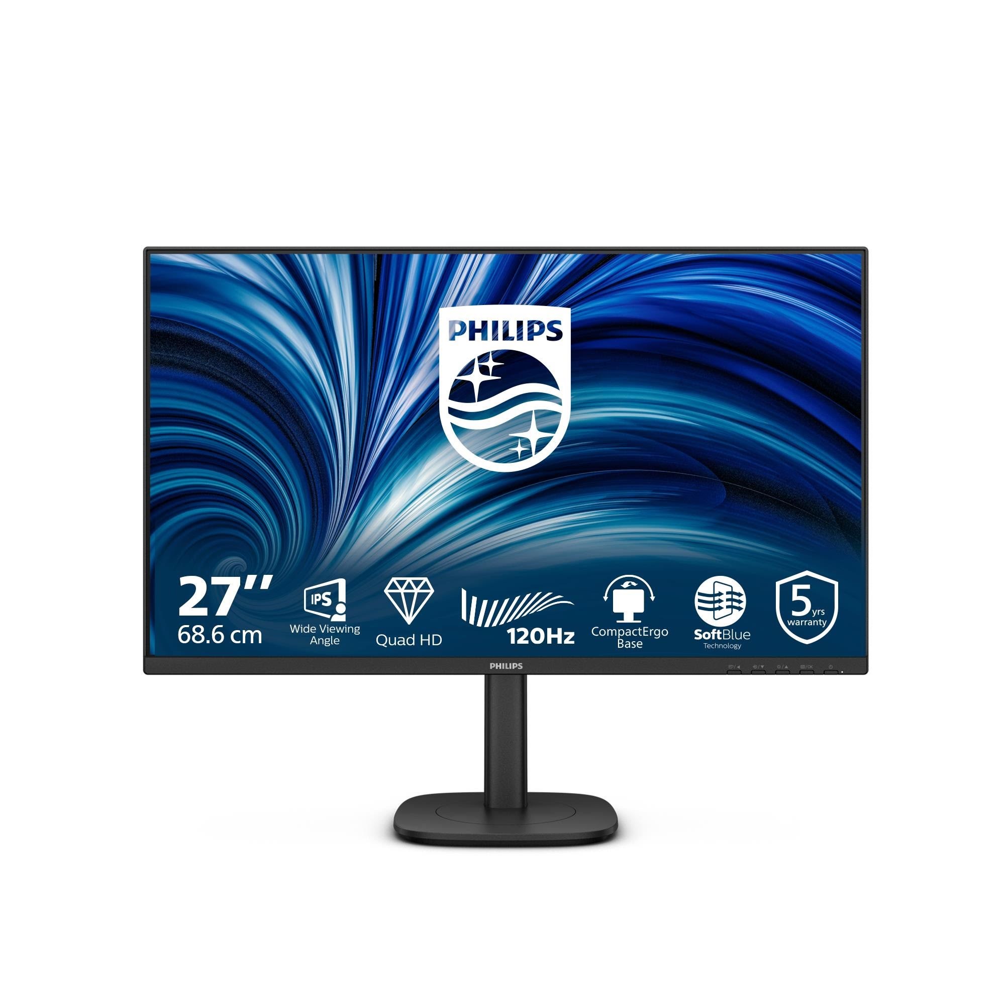 27" Philips 27b2n3500j - 2560x1440 (Qhd) - 120hz - Ips - Bildschirm